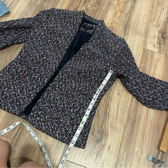 J. Crew Going out blazer in pink confetti tweed - Picture 5 of 9